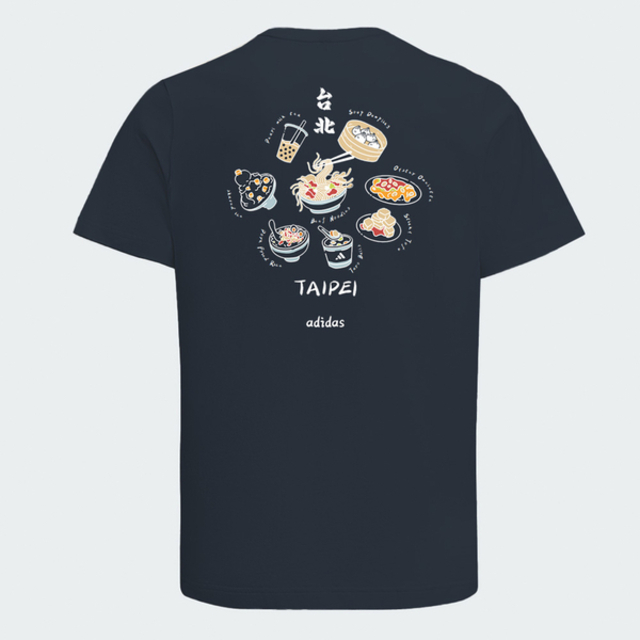 adidas 愛迪達 Adidas 愛迪達 Taipei Gfx Tee KF2471 男 T恤 運動上衣 休閒短袖 黑 亞版 透氣
