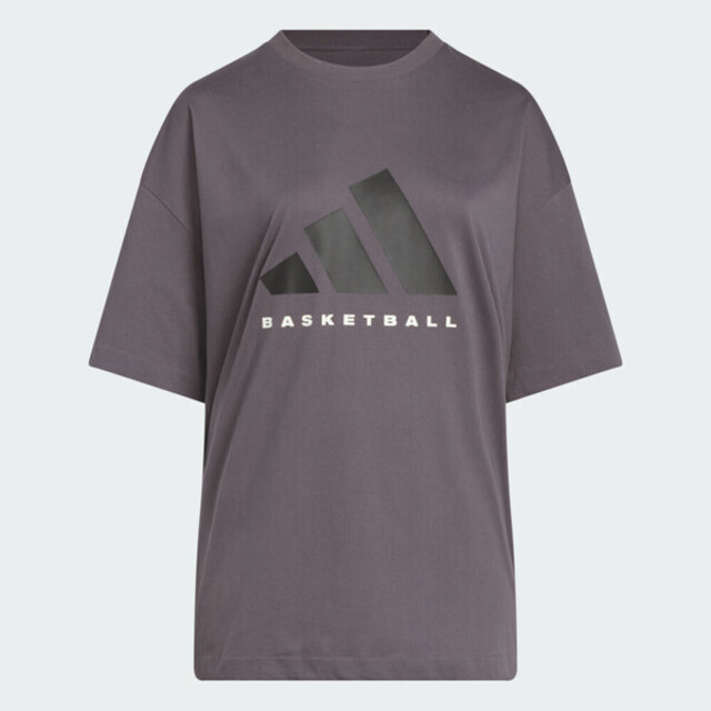 adidas 愛迪達 Adidas 愛迪達 Adi Bb Tee JC7834 男女 T恤 運動上衣 休閒短袖 暗紫 純棉
