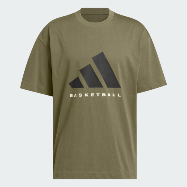 adidas 愛迪達 Adidas 愛迪達 Adidas Ss Tee JX5583 男女 T恤 運動上衣 休閒短袖 軍綠 純棉