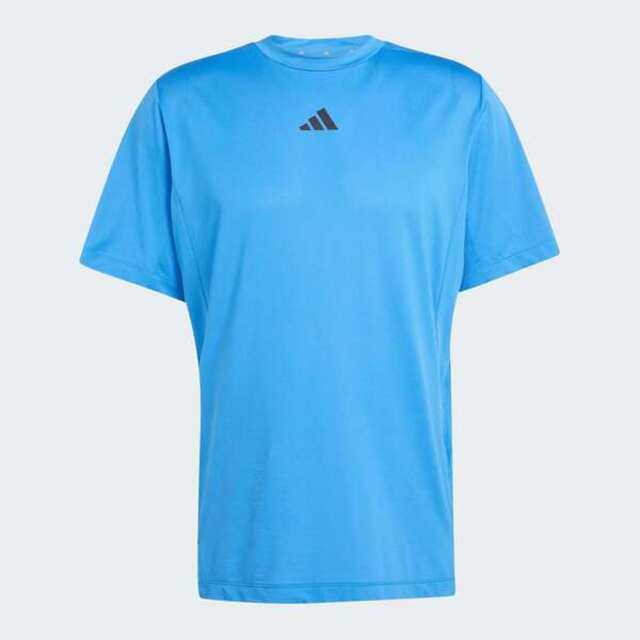 adidas 愛迪達 Adidas 愛迪達 D4t Ess T-shirt KE9935 男 T恤 運動上衣 休閒短袖 藍 亞版 透氣