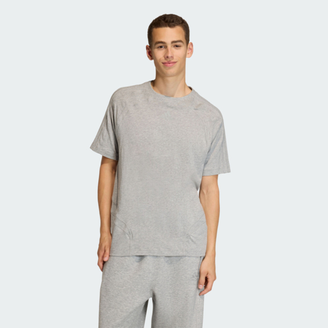 adidas 愛迪達 Adidas 愛迪達 Cutline Co Tee KE0712 男 T恤 運動上衣 休閒短袖 灰 亞版