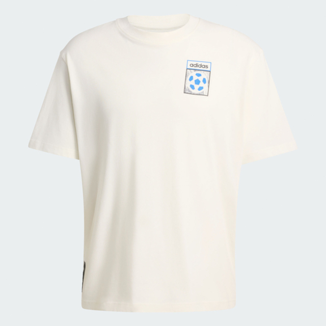 adidas 愛迪達 Adidas 愛迪達 Flag Gfx Ss T KD1430 男 T恤 運動上衣 休閒短袖 白 純棉 背部印花