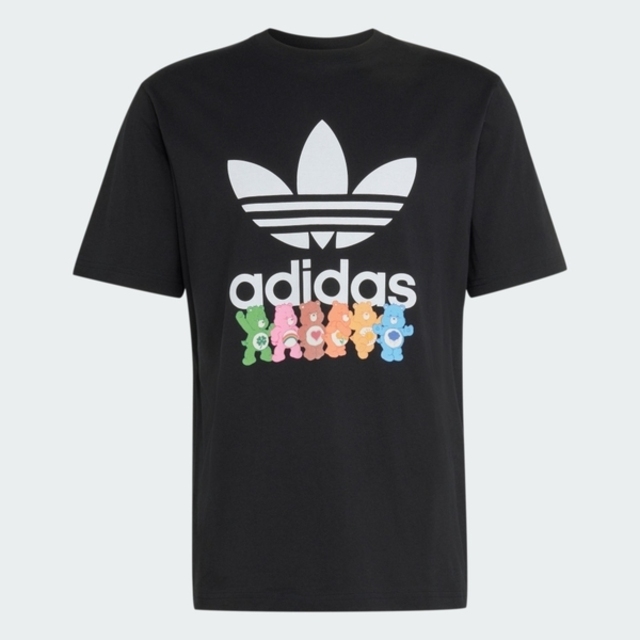 adidas 愛迪達 Adidas 愛迪達 Care Bear Ti KS4290 男 T恤 運動上衣 休閒短袖 黑 亞版 印花 純棉