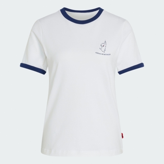 adidas 愛迪達 Adidas 愛迪達 Animal Pop T KT2777 女 T恤 運動上衣 休閒短袖 白 亞版 動物印花