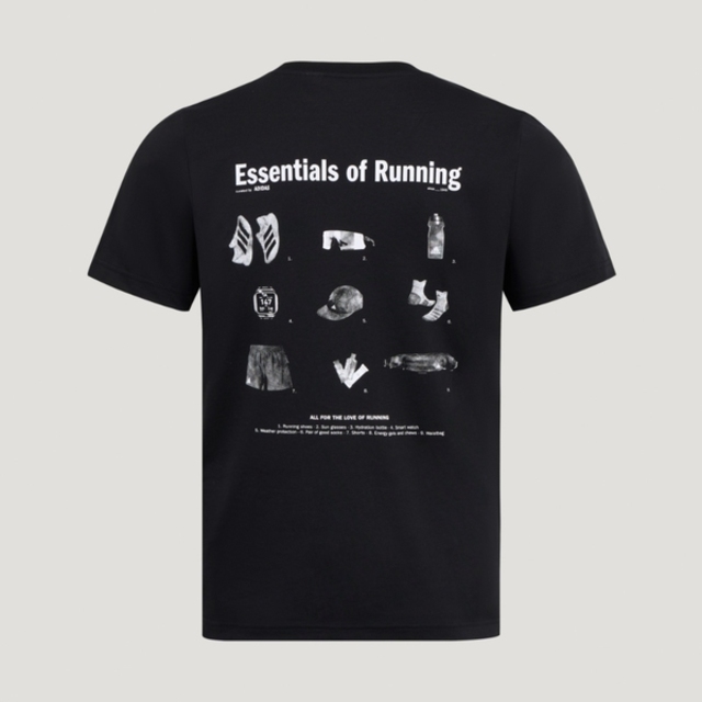 adidas 愛迪達 Adidas 愛迪達 M Run Ess G T LC8174 男 T恤 運動上衣 休閒短袖 黑 亞版 吸濕排汗