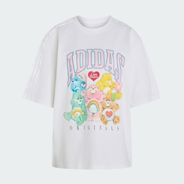 adidas 愛迪達 Adidas 愛迪達 Cb Os Tee KR1480 女 T恤 運動上衣 休閒短袖 白 亞版 純棉 小熊