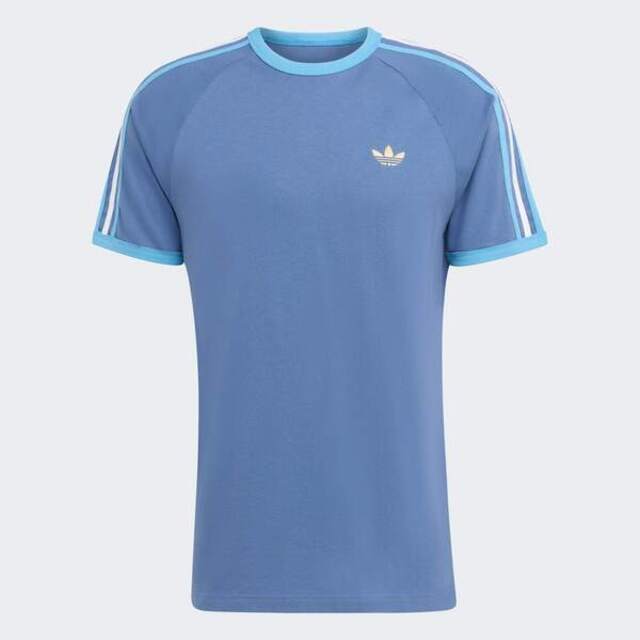 adidas 愛迪達 Adidas 愛迪達 3s Tee KC8638 男 T恤 運動上衣 休閒短袖 藍 亞版 經典
