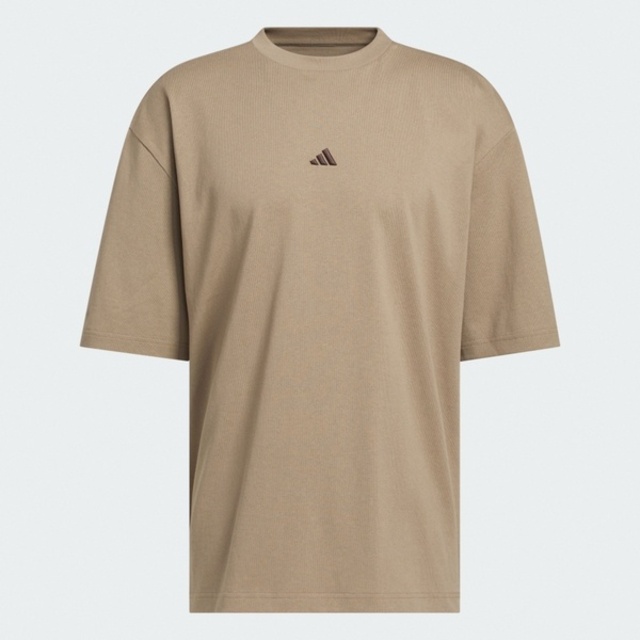adidas 愛迪達 Adidas 愛迪達 Adidas Tee KR2094 男女 T恤 運動上衣 休閒短袖 卡其 純棉