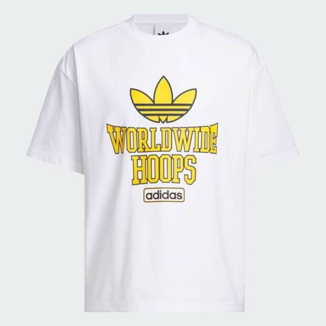 adidas 愛迪達 Adidas 愛迪達 Wwh 1 World Tee KS8207 男女 T恤 運動上衣 休閒短袖 白 亞版