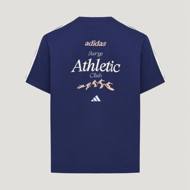 adidas 愛迪達 Adidas 愛迪達 M Verb Tee2 LE1242 男女 T恤 運動上衣 休閒短袖 深藍 亞版 純棉