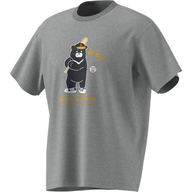 adidas 愛迪達 Adidas 愛迪達 Bear Ss Tee LF5890 男女 小熊 T恤 休閒短袖 灰 亞版 台北 棒球
