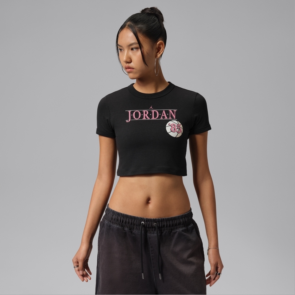 NIKE 耐吉 AS W J BBALL WORD RINGER TEE 女 短袖上衣 IW0875010