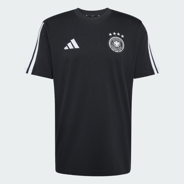 adidas 愛迪達 Adidas 愛迪達 Dfb Dna Tee JZ9352 男 T恤 運動上衣 休閒短袖 黑 純棉