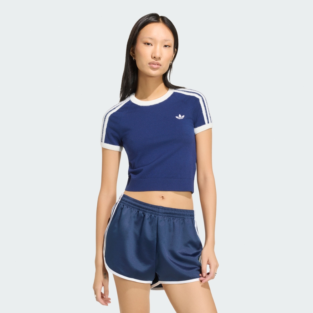 adidas 愛迪達 KNIT TEE 女 短袖上衣 KW2606