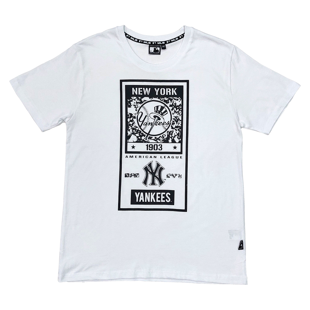 MLB 大聯盟 Majestic-洋基隊LOGO圖樣短T(男)