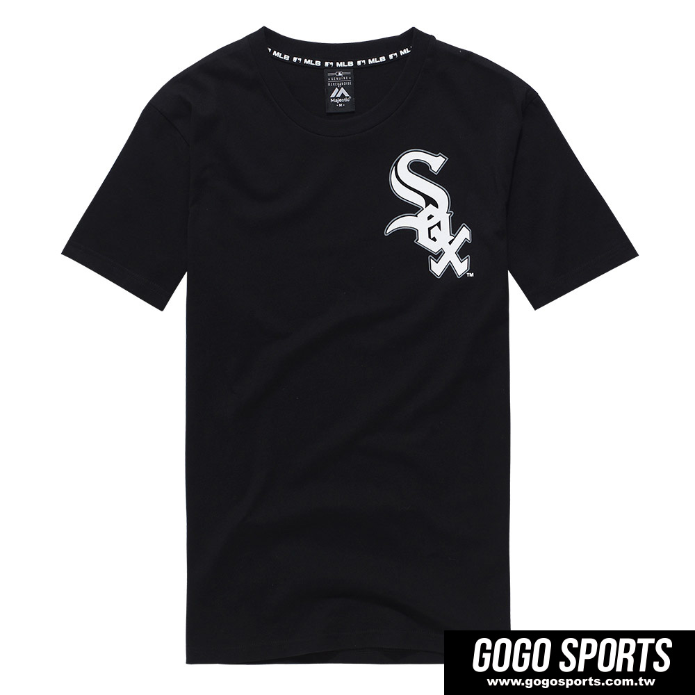 MLB 大聯盟 Majestic-白襪隊經典球隊LOGO印花短T (男)