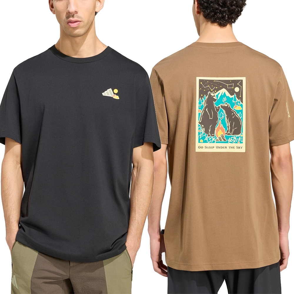 adidas 愛迪達 男 M CAMPER G T 短袖上衣 - KS2518 KS2519