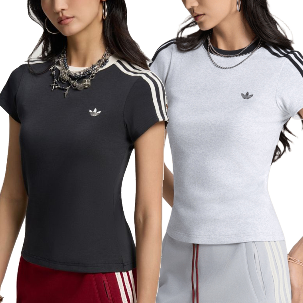 adidas 愛迪達 女 TALIORED TEE W 短袖上衣 - KT7789 KT7791
