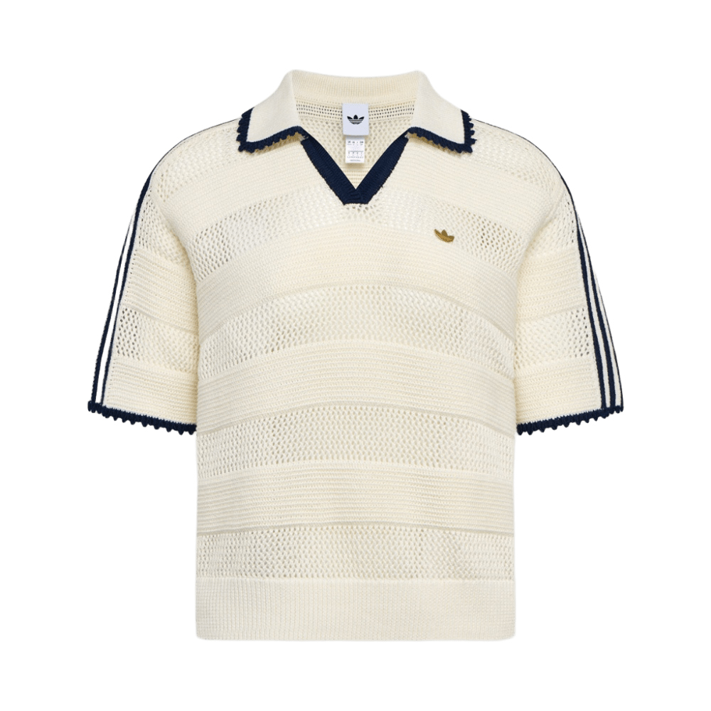 adidas 愛迪達 女 RESORT S POLO W 針織上衣 短袖上衣 - KX0713