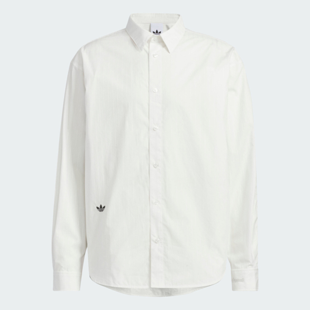 adidas 愛迪達 Adidas 愛迪達 Dlxc U Shirt Ls KS5309 男女 長袖襯衫 白 亞版 純棉 穿搭