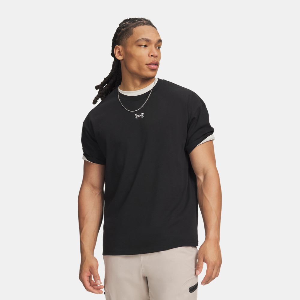 Under Armour 安德瑪 男 HWT Metal Logo 短T-Shirt 男 短袖上衣 6013618-008