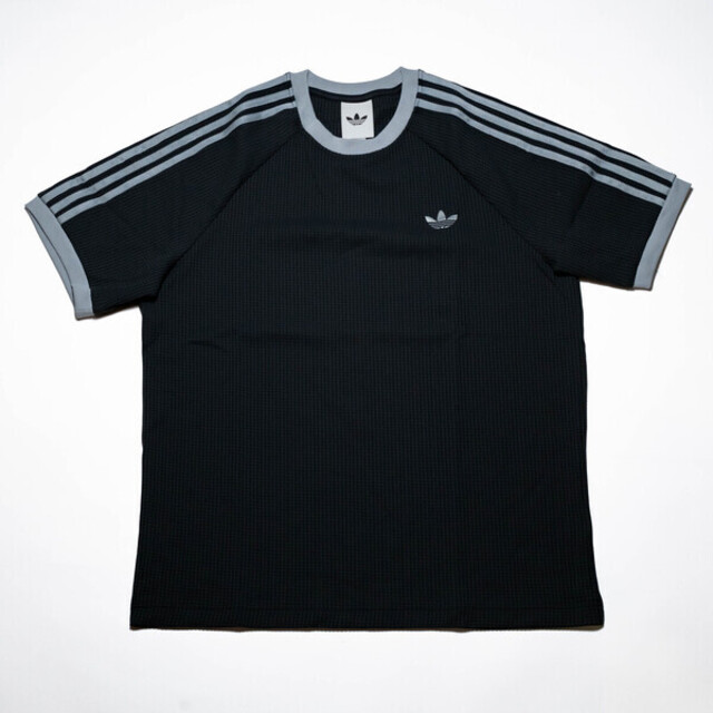 adidas 愛迪達 Adidas 愛迪達 Ss Tee U KT7785 男女 T恤 運動上衣 休閒短袖 華夫格 深灰藍
