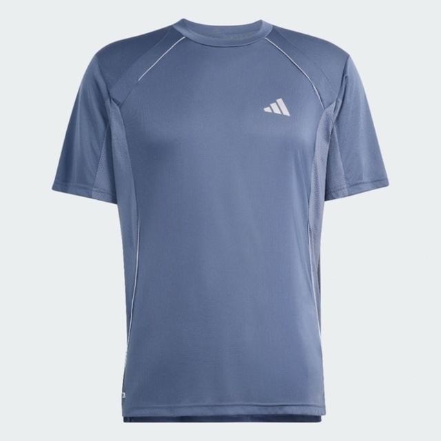 adidas 愛迪達 Adidas 愛迪達 Tech App Tee KS1213 男 T恤 運動上衣 休閒短袖 藍 吸濕排汗