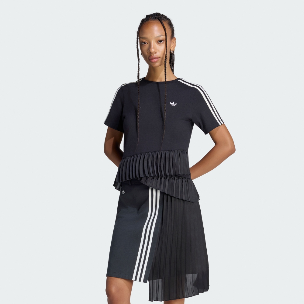 adidas 愛迪達 PLEAT TEE 女 短袖上衣 LF2343