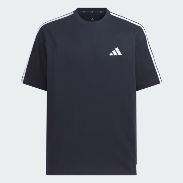 adidas 愛迪達 Adidas 愛迪達 Es+ 3s S/S Tee [KF3737] 男 T恤 運動上衣 休閒短袖 純棉 深藍