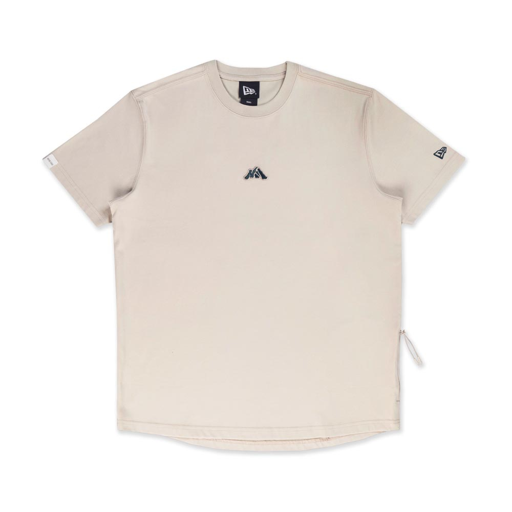 NEW ERA 男女 短袖上衣 MINI MOUNTAIN LOGO SS26 復古石灰 NE14891368