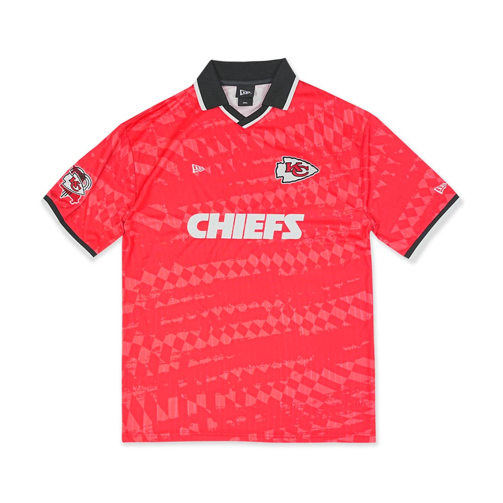NEW ERA 男女 短袖上衣 SOCCER JERSEY PACK SS26 堪薩斯城酋長 紅 NE14891451