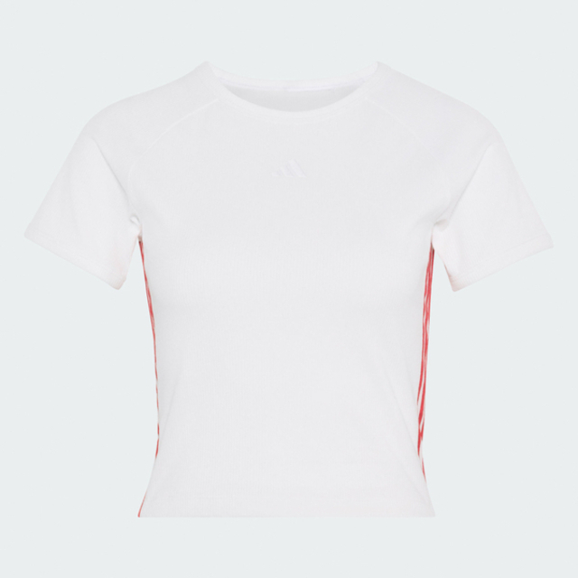 adidas 愛迪達 Adidas 愛迪達 Dce Jaqd Tee KZ4205 女 T恤 運動上衣 休閒短袖 白
