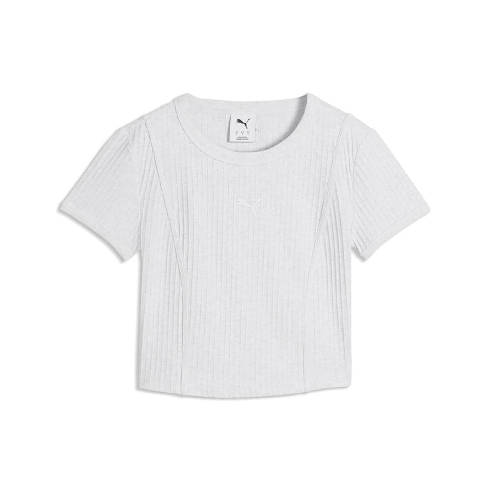 PUMA 彪馬 上衣 Essentials 女款 白 短袖 短版 圓領 合身 亞規 639039-05