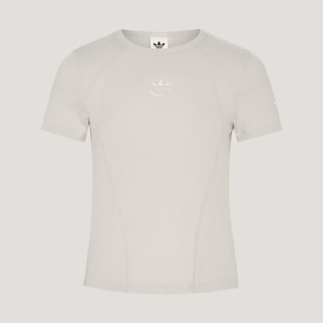 adidas 愛迪達 Adidas 愛迪達 Street W Tee Ss KX3046 女 T恤 運動上衣 休閒短袖 米白
