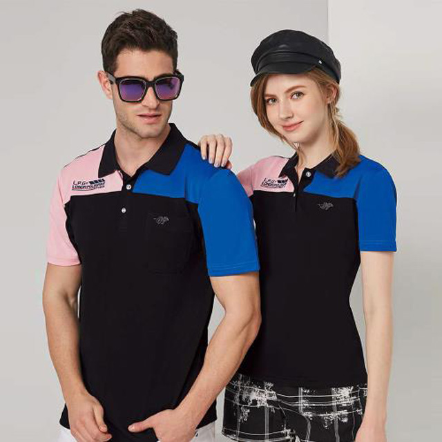 spar 【Londa Polo】PK四角網眼男版短袖POLO衫(P238202)黑色