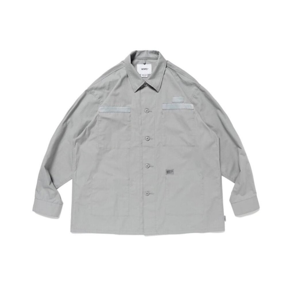 Wtaps Wtaps Jmod 01/Ls/Cotton.Ripstop GRAY 襯衫 灰色 251WVDT-SHM01