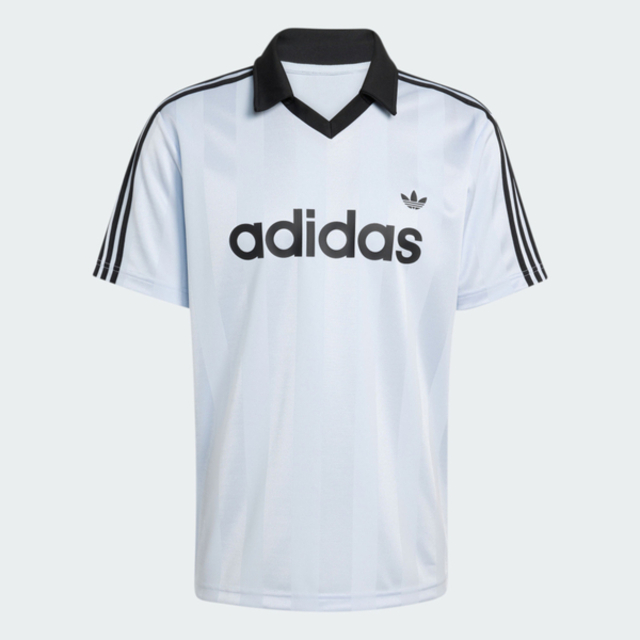 adidas 愛迪達 Adidas 愛迪達 Jsy KE2453 男 Polo衫 短袖上衣 休閒短袖 水藍 亞版 V領