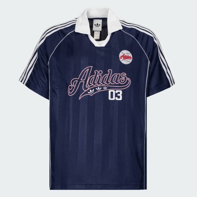 adidas 愛迪達 Adidas 愛迪達 Baseball Jersey LF6075 男 Polo衫 運動上衣 棒球短袖 復古藍 亞版