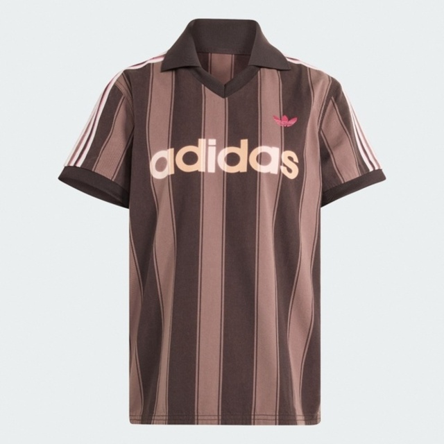 adidas 愛迪達 Adidas 愛迪達 Twill Jersey KD5450 女 Polo衫 運動上衣 休閒短袖 深咖啡