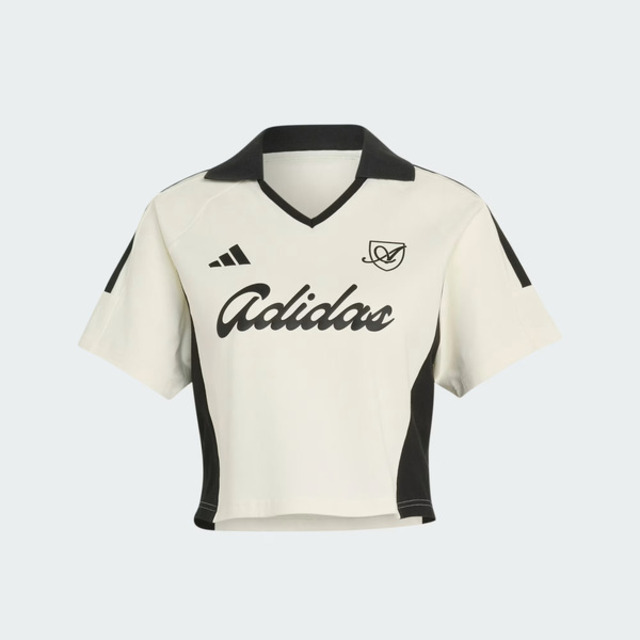 adidas 愛迪達 Adidas 愛迪達 Lux Tiro T KT2784 女 Polo衫 運動上衣 休閒短袖 短版 米白