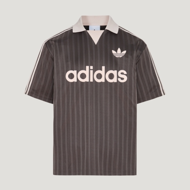 adidas 愛迪達 Adidas 愛迪達 Collared Goalie LF9218 男女 Polo衫 運動上衣 休閒短袖 灰棕