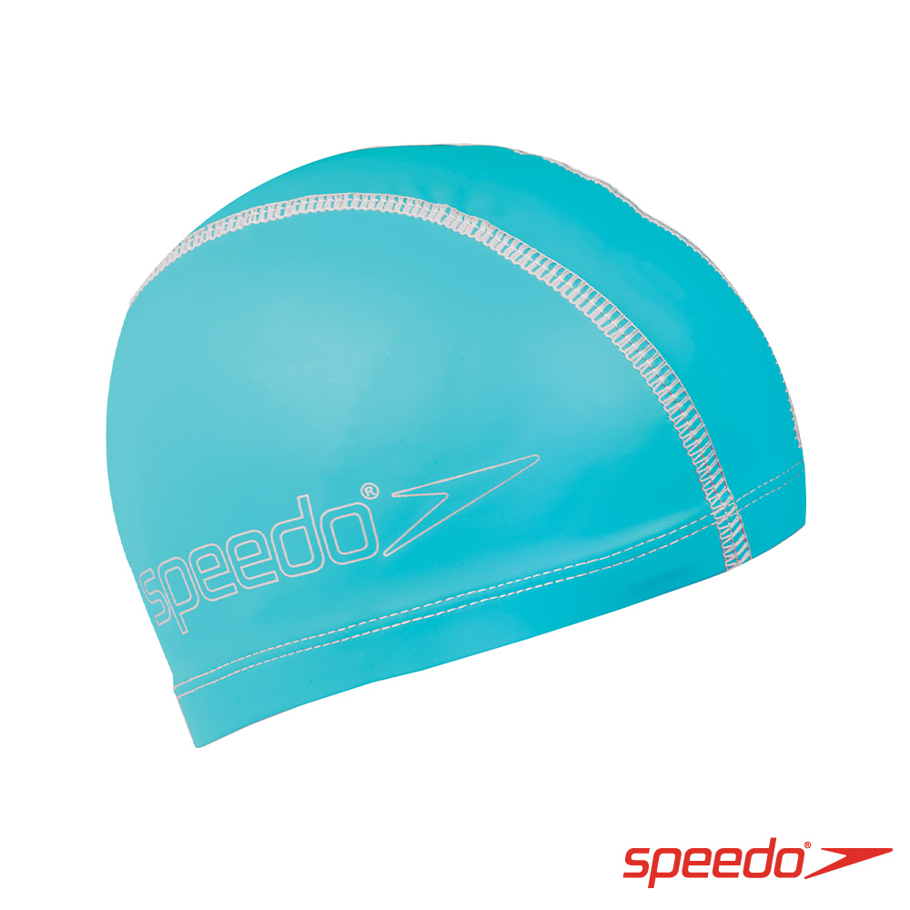 SPEEDO 兒童合成泳帽 Pace 水藍