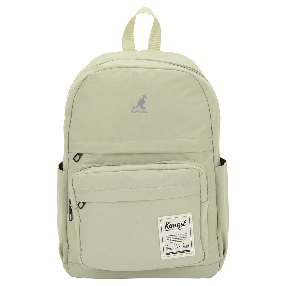 KANGOL 基本後背包 女包 男包 雙肩包 書包 淺綠色-6425174171