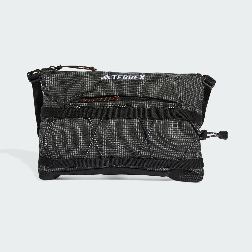 adidas 愛迪達 TRX MT ORGANIZE 側背包 斜背包 運動小包 中 黑白-JJ1481