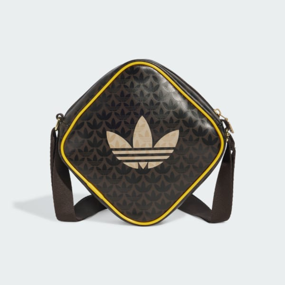 adidas 愛迪達 MONO DIAMOND 後背包 中 棕色-JD5374
