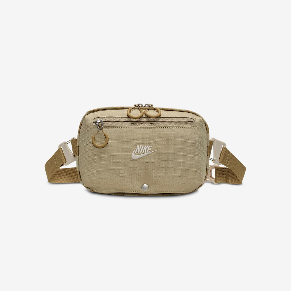 NIKE 耐吉 NIKE HAYWARD PATROL CROSSBODY 男女款 側背包 腰包 運動小包 卡其色-HJ8229253