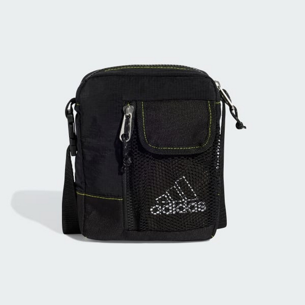 adidas 愛迪達 SMALL ITEM BAG 斜背包 男女款 小包 運動包 黑色-JC5984