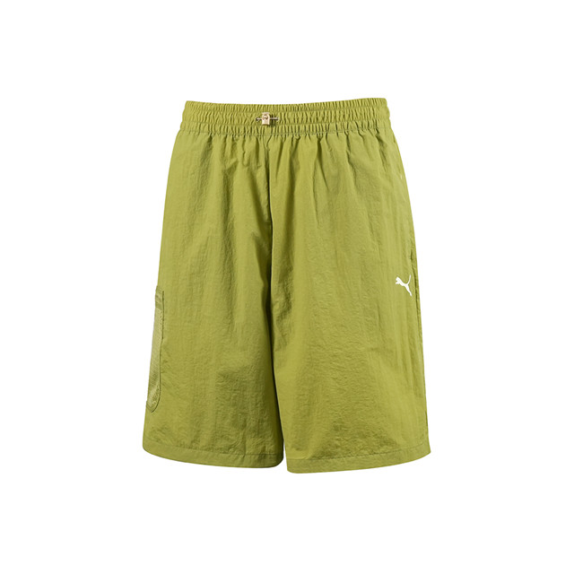 PUMA 彪馬 短褲 流行系列 草綠 大都會 UV 短風褲 男 63033489