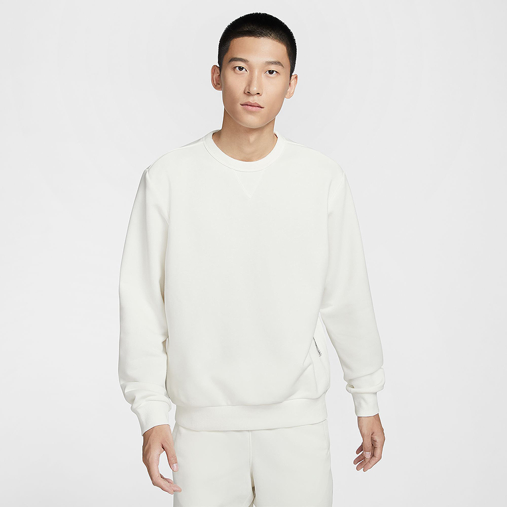 NIKE 耐吉 AS M NK DF SI CREW 男款 長袖上衣 大學T 白色-FZ0221133