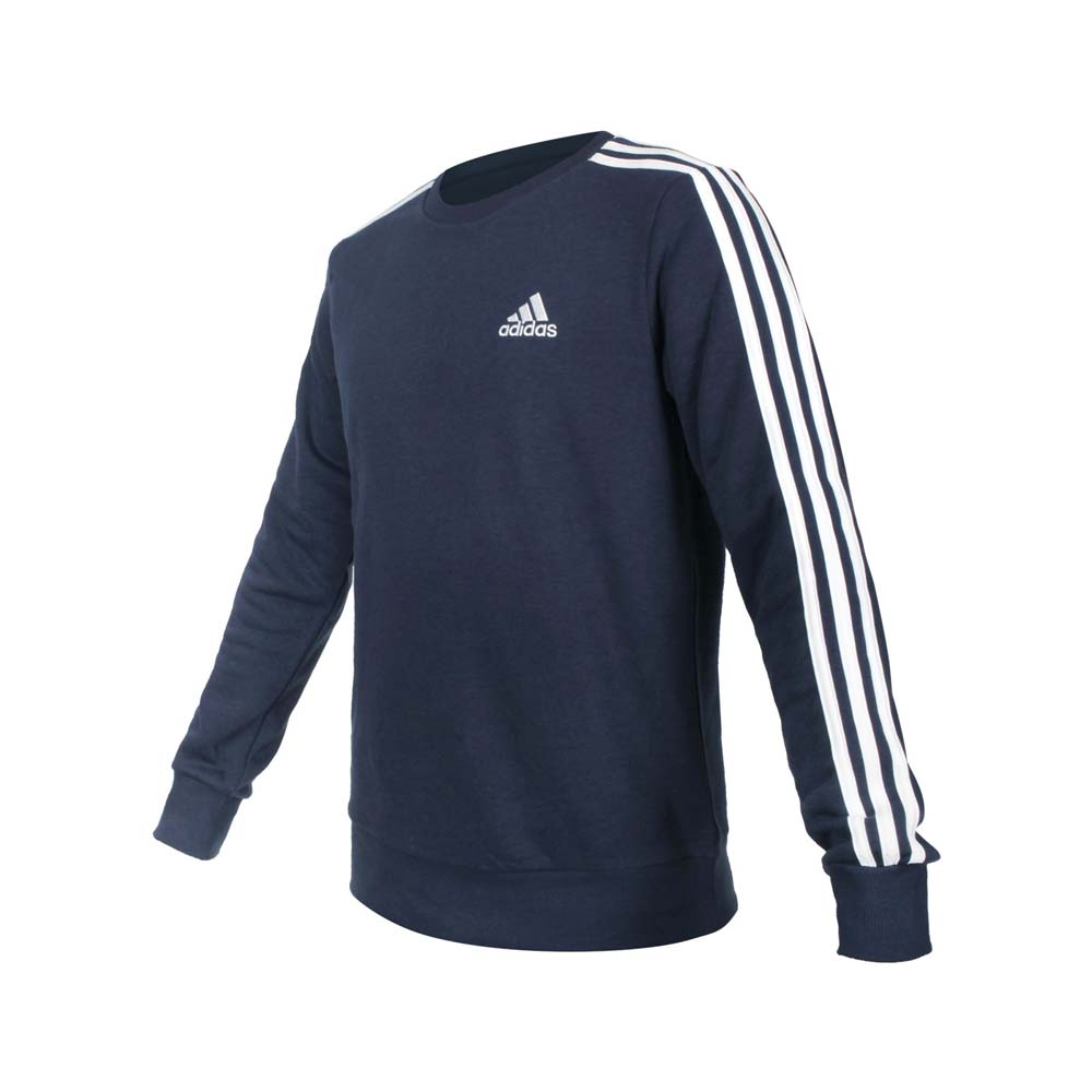 adidas 愛迪達 ESSENTIALS FLEECE 3-STRIPES SWEATSHIRT 長袖 運動風格 經典三線logo GK9111